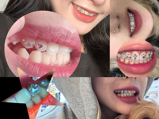 Cat Paw Swarovski Tooth Gem Set | DIY Kit