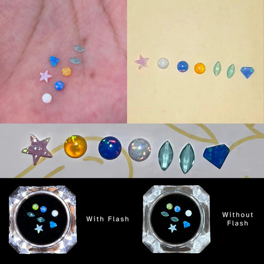 Opal Tooth Gem Set | 7 Assorted Opal Gems