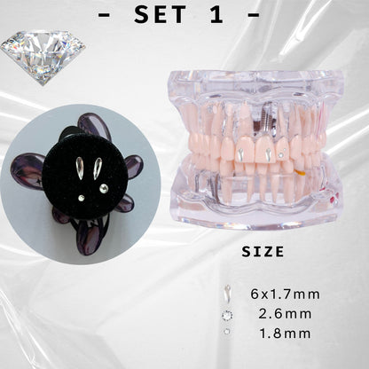 White Swarovski Tooth Gem Kit | DIY Set