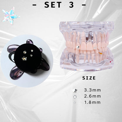 White Swarovski Tooth Gem Kit | DIY Set