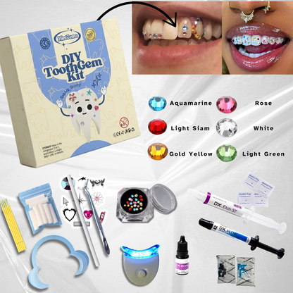 Mixed Colour Swarovski Crystal Tooth Gems | DIY Kit