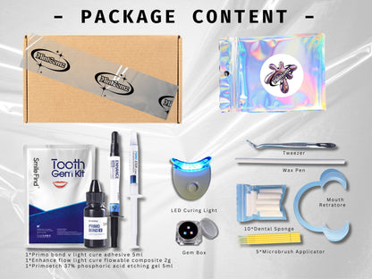Colourful Swarovski Tooth Gem Kit | DIY Set