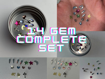 14 Gem Complete Tooth Gem Set | DIY Kit