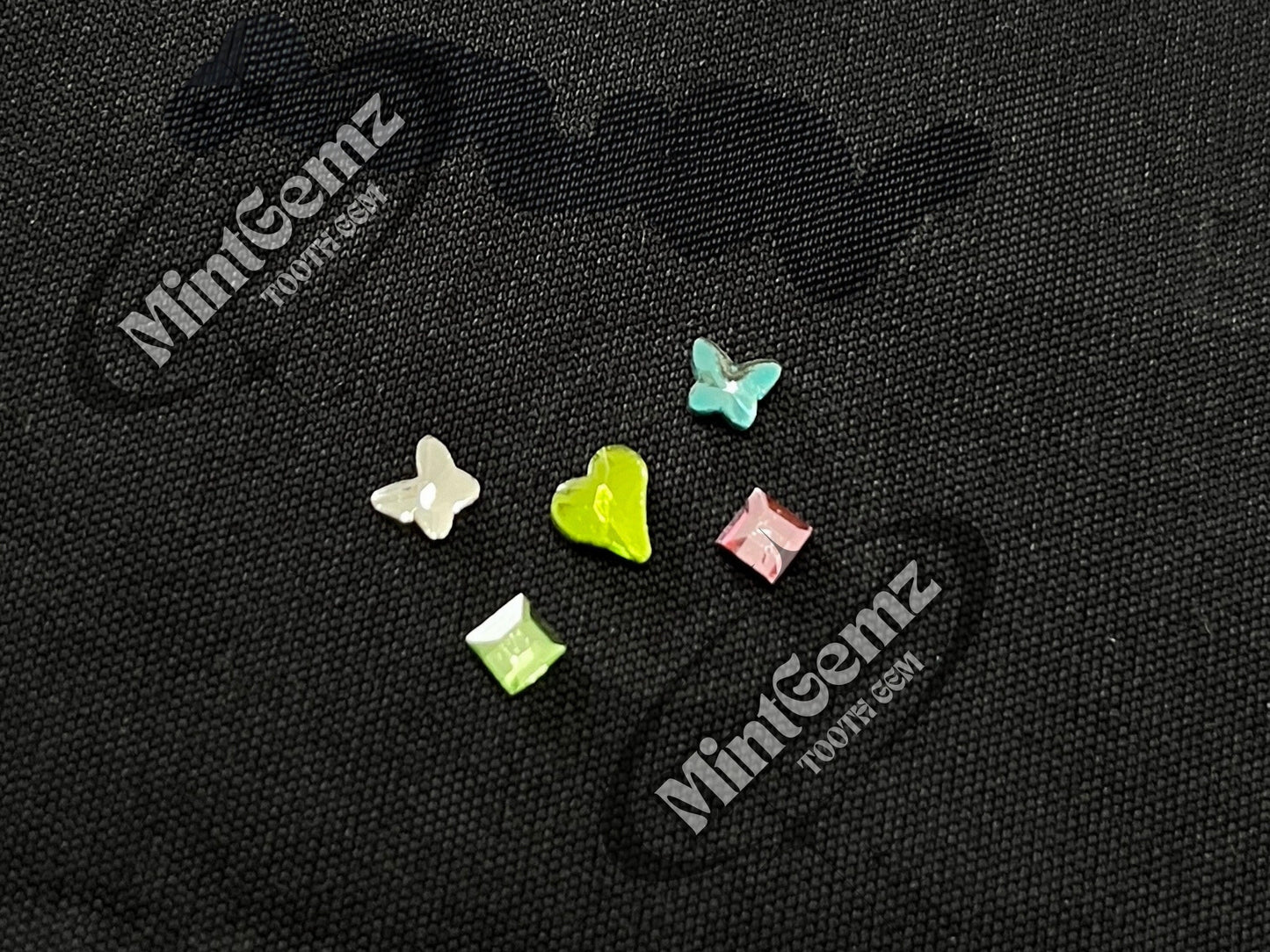 Butterfly & Heart Tooth Gem Set | DIY Kit