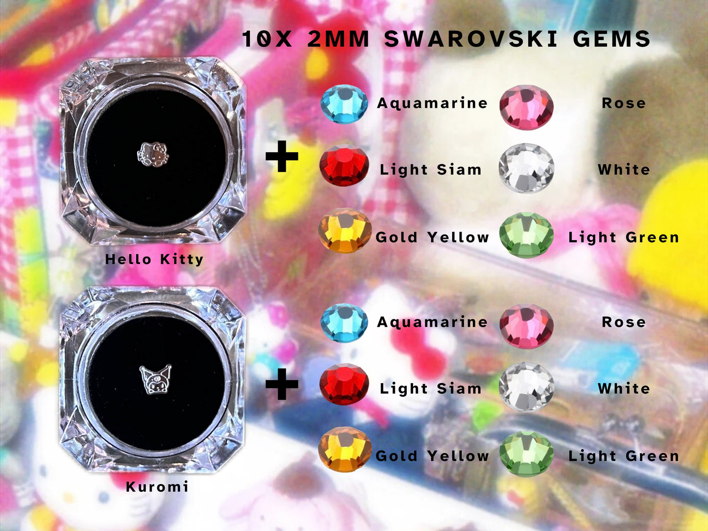 Sanrio Tooth Gem Kit | Hello Kitty, Cinnamoroll, Kuromi & My Melody