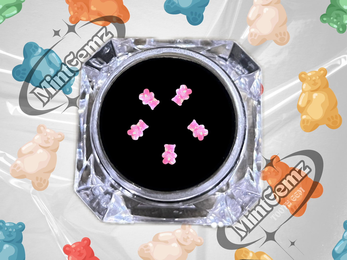Opal Pink Bear Tooth Gem