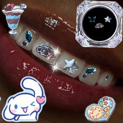 Cinnamoroll Tooth Gem | Sanrio Titanium Charm