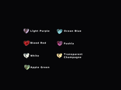 Heart Collection Swarovski Tooth Gem Kit | DIY Set
