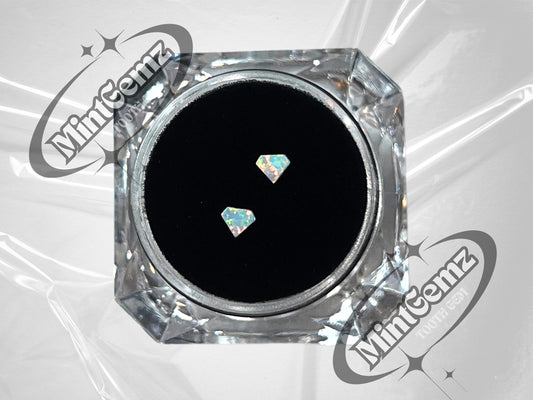 Opal White Diamond Tooth Gem