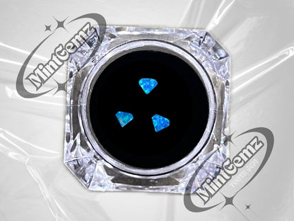 Opal Blue Diamond Tooth Gem