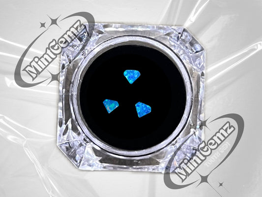 Opal Blue Diamond Tooth Gem