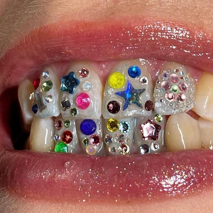 Mixed Colour Swarovski Crystal Tooth Gems | DIY Kit