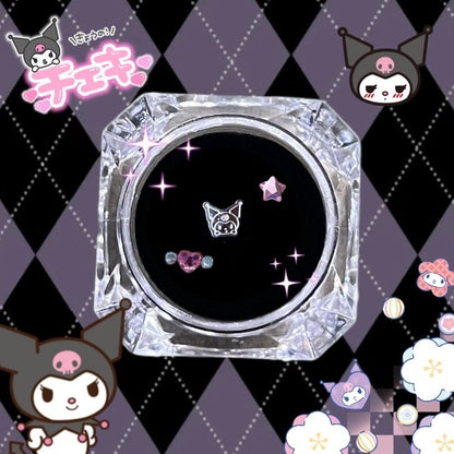 Kuromi Tooth Gem | Sanrio Titanium Charm