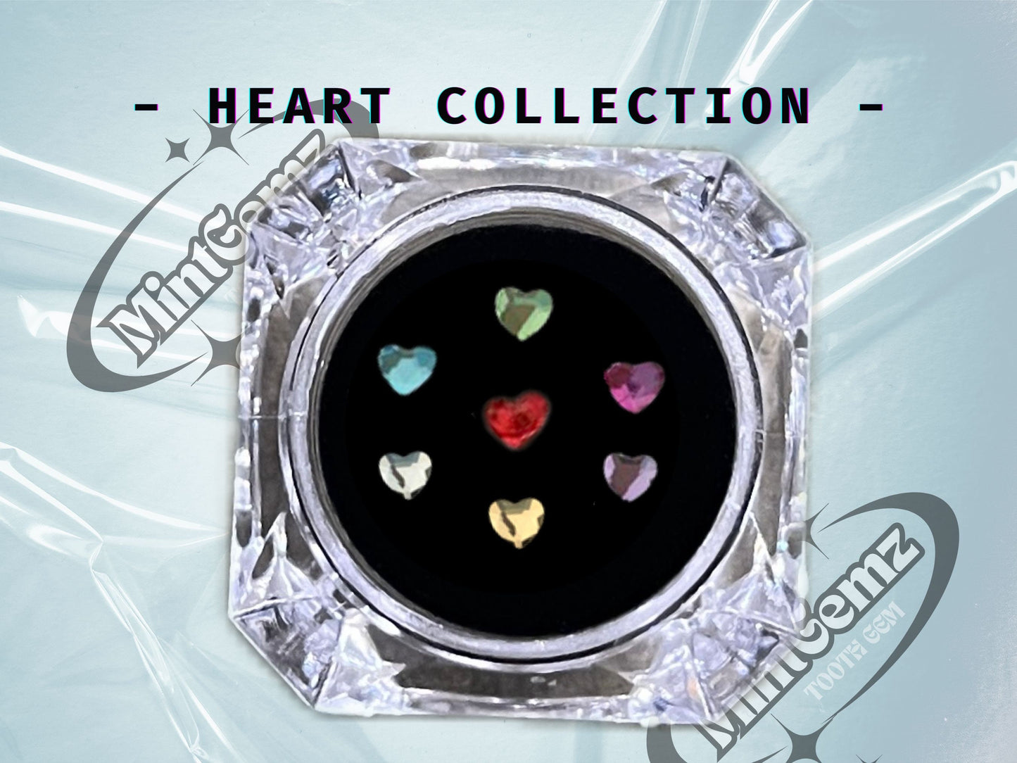 Heart Collection Swarovski Tooth Gem Kit | DIY Set