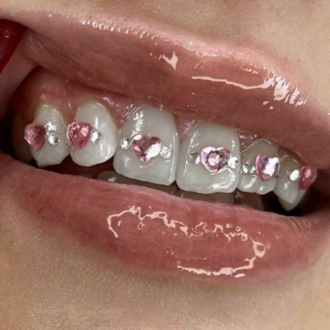 Heart Collection Swarovski Tooth Gem Kit | DIY Set