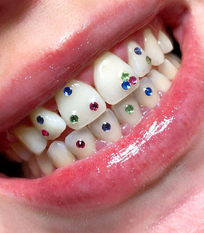 Mixed Colour Swarovski Crystal Tooth Gems | DIY Kit