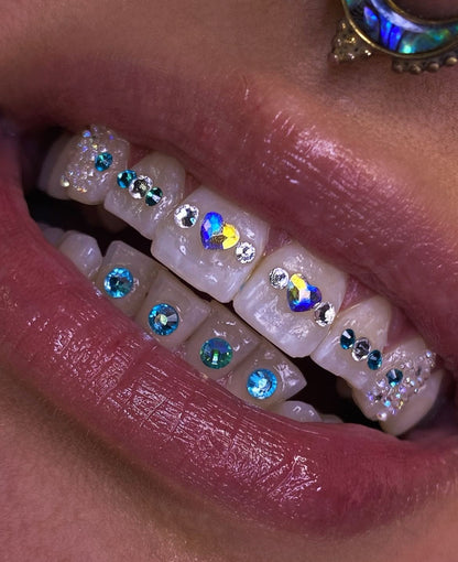Heart Braces Swarovski Tooth Gem Kit | DIY Set