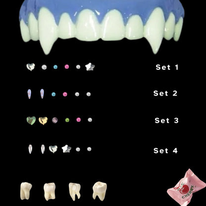 Colourful Swarovski Tooth Gem Kit | DIY Set