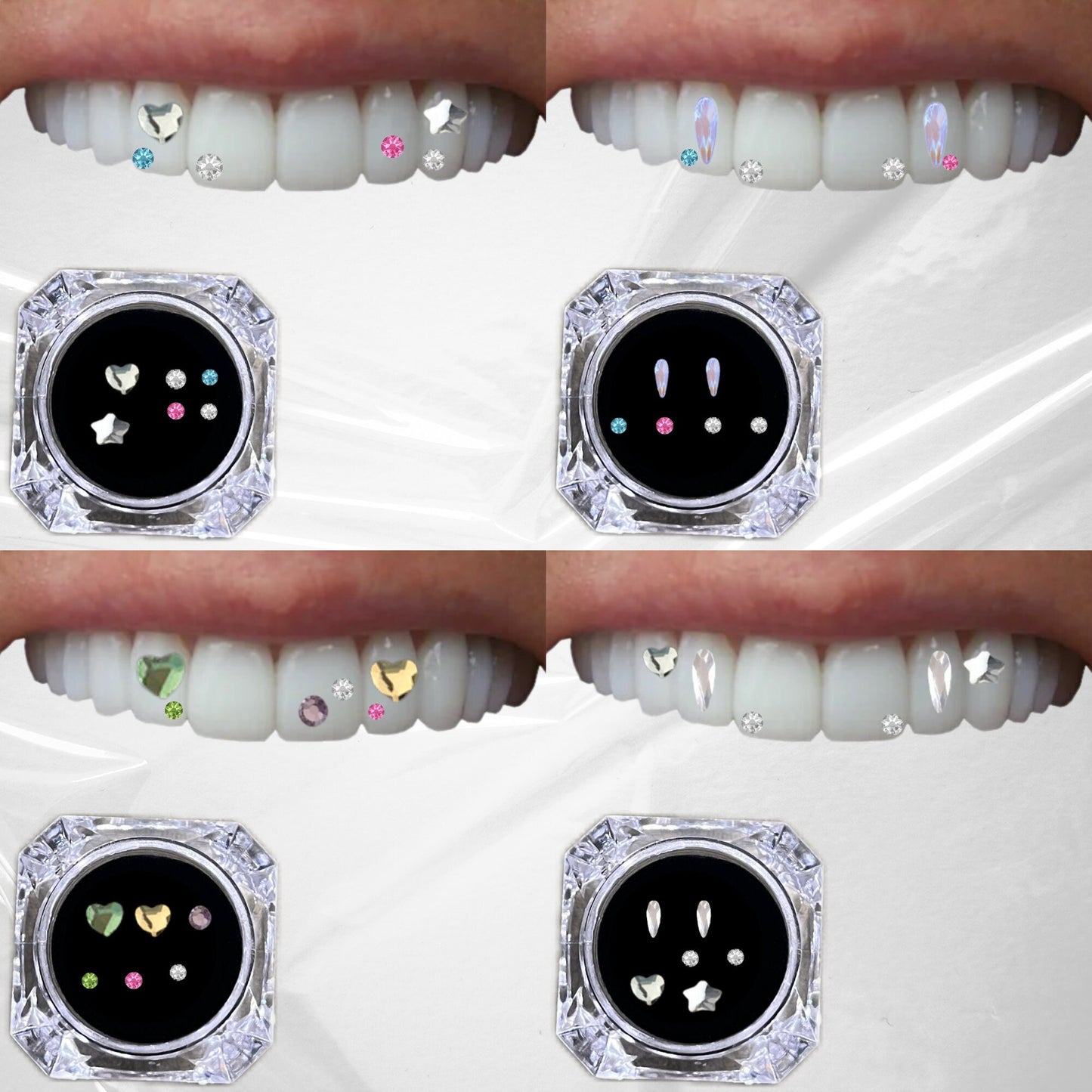 Colourful Swarovski Tooth Gem Kit | DIY Set