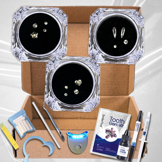 White Swarovski Tooth Gem Kit | DIY Set