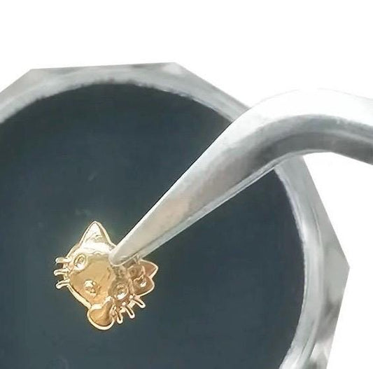 Gold Hello Kitty Tooth Gem | Sanrio 18k Gold Charm