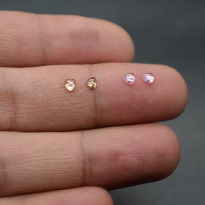 Heart Zirconia Diamond Tooth Gem | Translucent Flatback