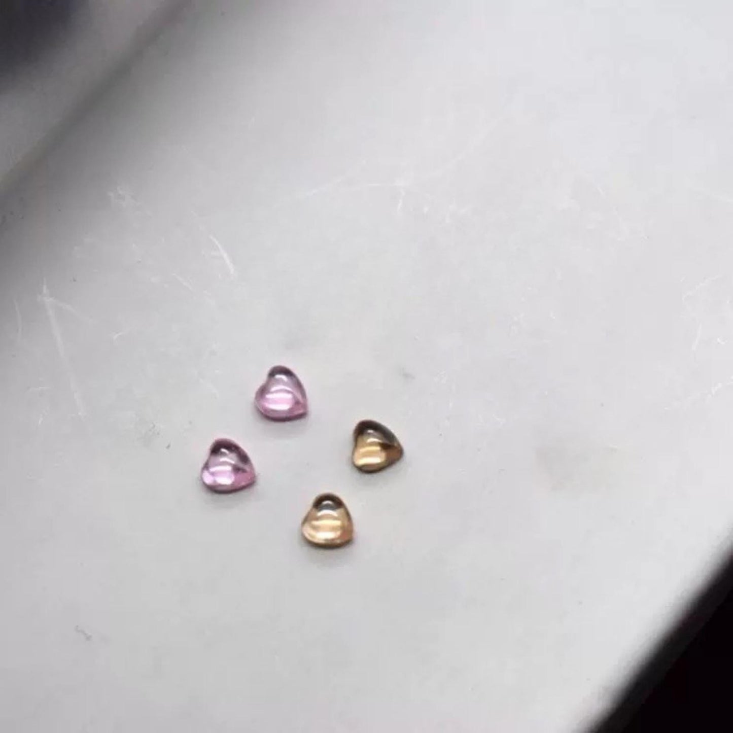 Heart Zirconia Diamond Tooth Gem | Translucent Flatback