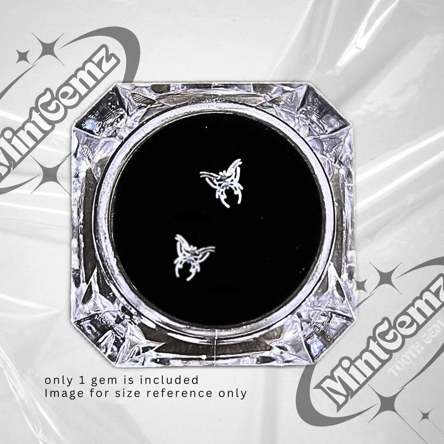 Titanium Butterfly Tooth Gem | Style 2