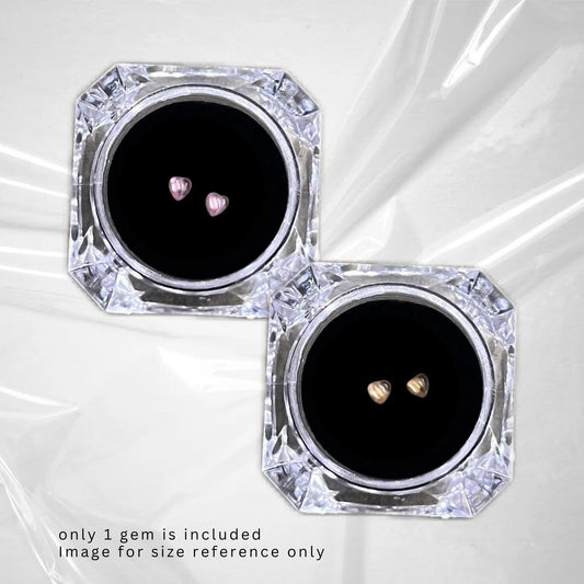 Heart Zirconia Diamond Tooth Gem | Translucent Flatback