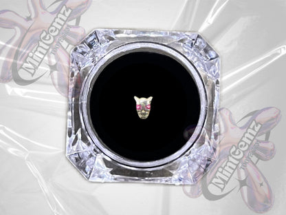 999 Silver Hannya Mask Tooth Gem