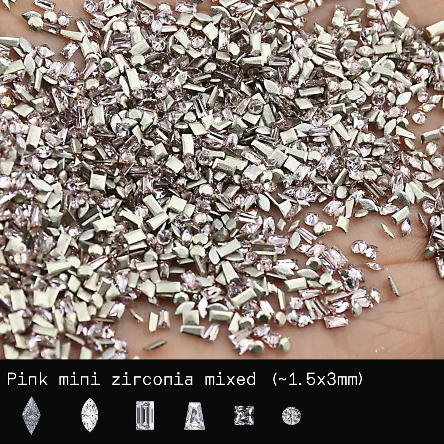 Mixed Zirconia Tooth Gems | DIY Kit