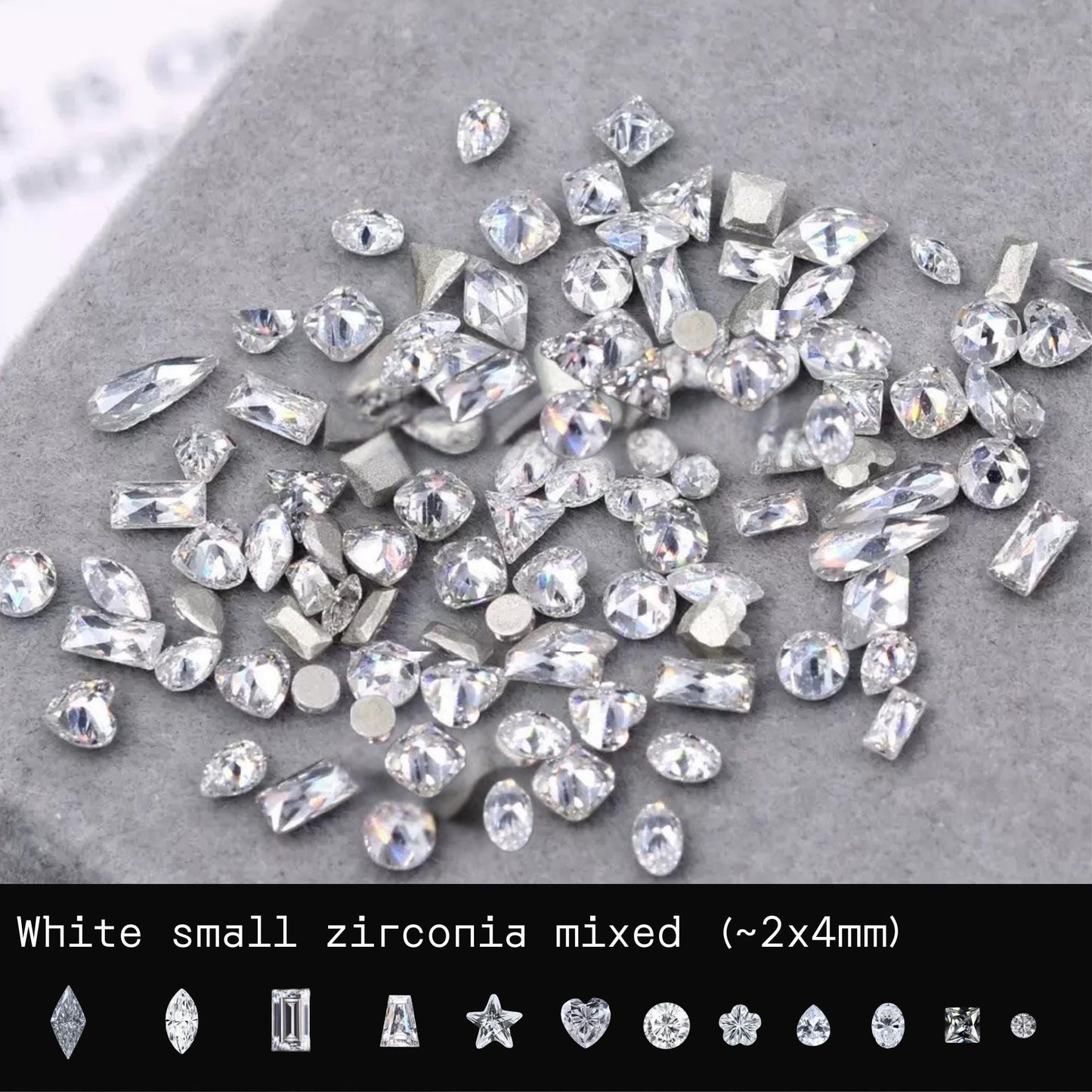 Mixed Zirconia Tooth Gems | DIY Kit